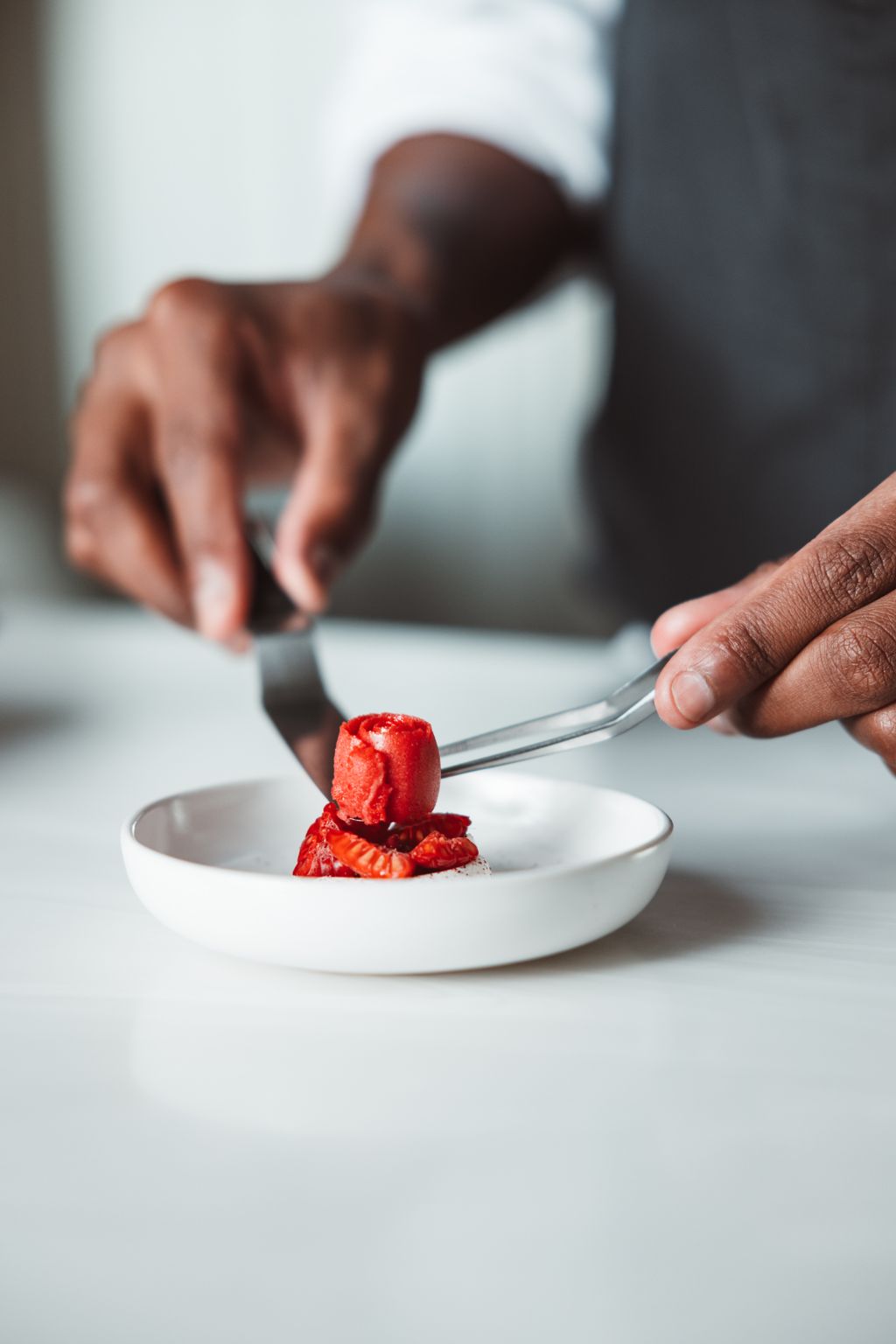 Le geste précis en cuisine