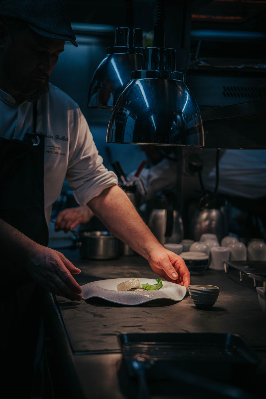Le chef en cuisine